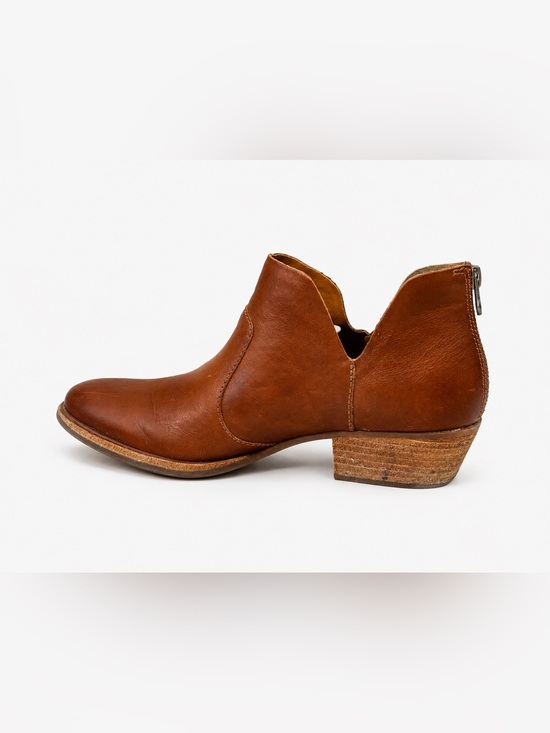 Kork-Ease Shoes - Kork-Ease Rubi Rum Tan Cognac - size 8.5M Women’s Leather Boot Heel Back zipper